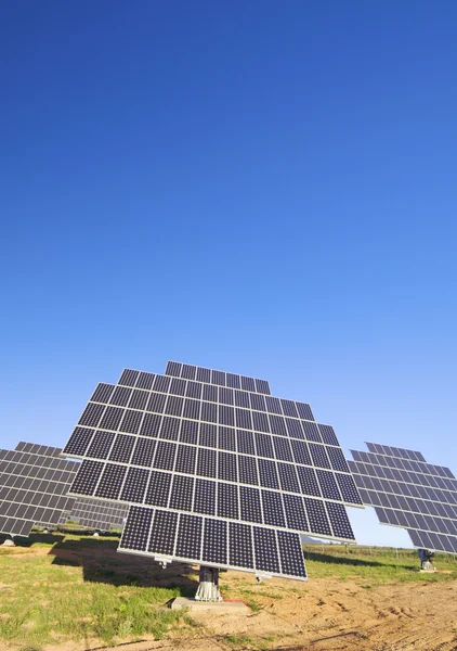 太阳能光伏板 — 图库照片