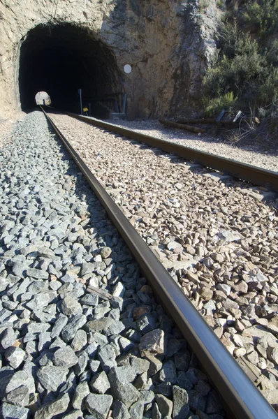 Túnel de carretera y ferrocarril — Foto de Stock
