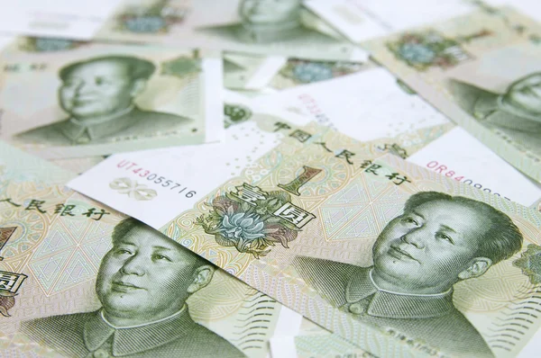 Yuan nota bancaria — Foto de Stock