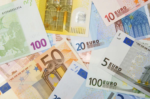 Euros background — Stock Photo, Image