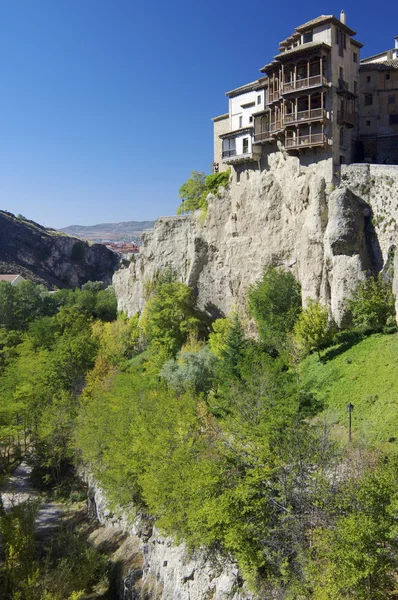 Hanging houses of Cuenca — Stock Photo, Image