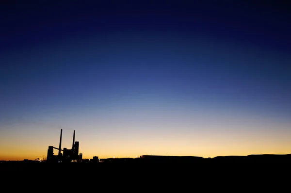 stock image Industrial sunset