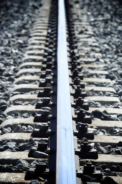 Podkłady kolejowe — Zdjęcie stockowe