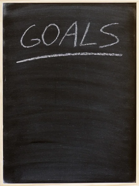 Goals word — Stock Photo, Image