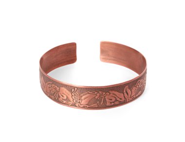 Old copper bracelet clipart