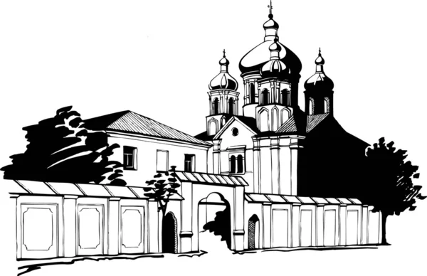 Iglesia ortodoxa — Archivo Imágenes Vectoriales