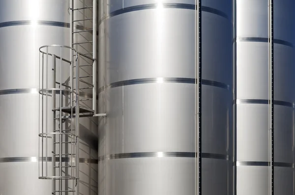 stock image Stainless steel tanks