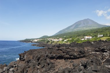 Azores kıyı şeridi