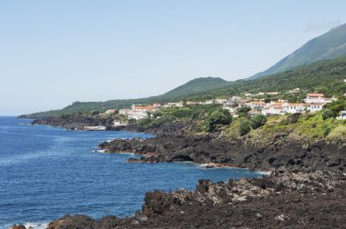 Azores kıyı şeridi