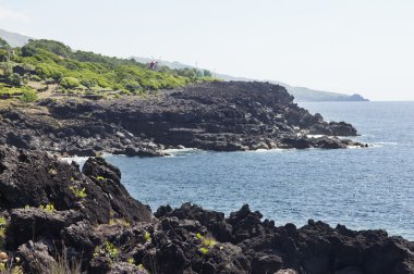 Azores kıyı şeridi