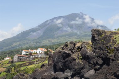 Pico volcano, Azores clipart