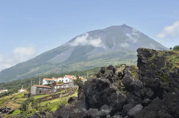 Вулкан Пико — стоковое фото