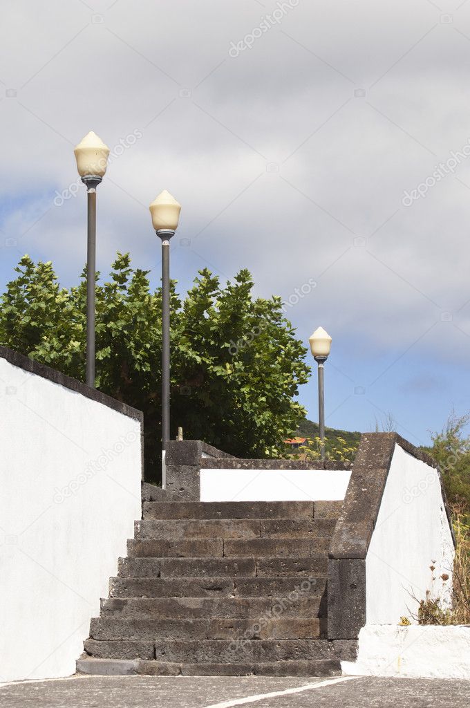 Stone stairs