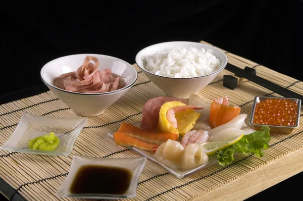 Sashimi táblázat találkozó — Stock Fotó