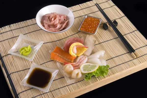 Sashimi compromissos de mesa — Fotografia de Stock