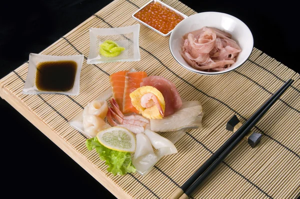 Citas de mesa Sashimi — Foto de Stock