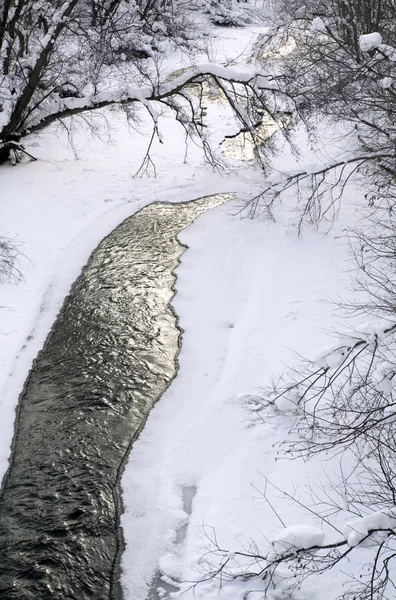 Stock image Freezed river