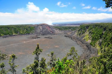 Kilauea iki Crater in Hawaii clipart