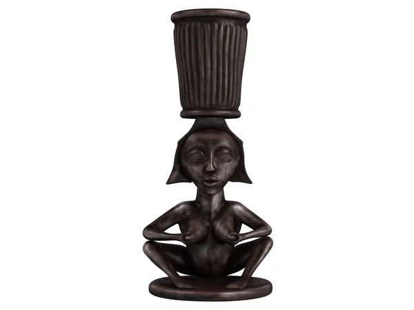 Ancienne statuette africaine — Photo