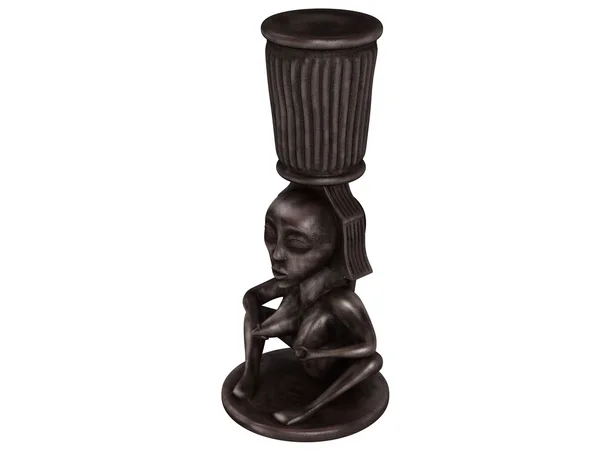 Old african statuette — Stock Photo, Image