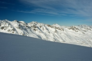 Alp Dağları kar