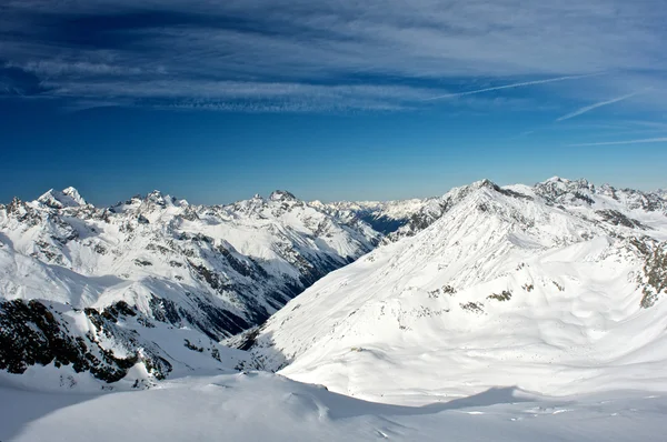 雪のアルプス — ストック写真
