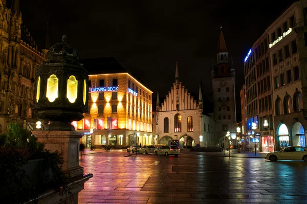 夜のミュンヘン — ストック写真