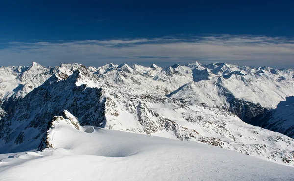 Alpes de nieve —  Fotos de Stock