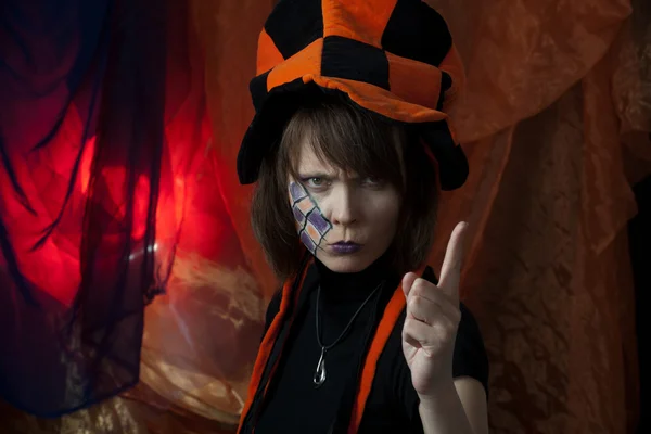 Angry mad hatter — Stock Photo, Image