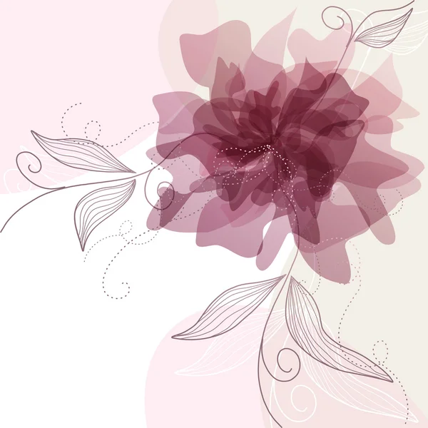 Vieille fleur — Image vectorielle