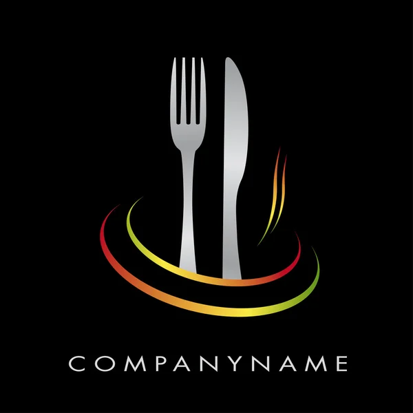 Logotipo de cozinha — Vetor de Stock