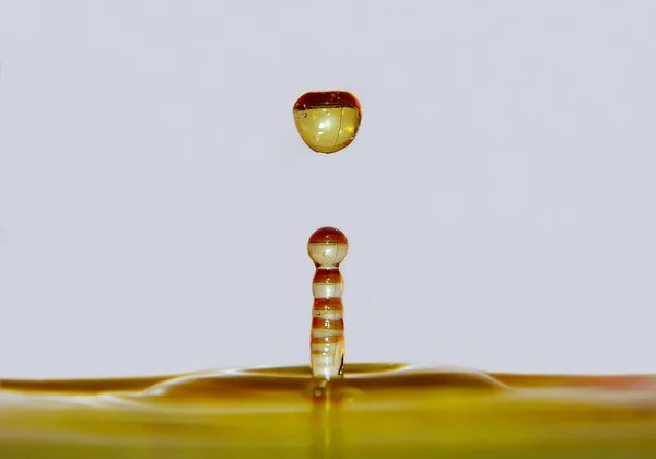 Gota de água close-up — Fotografia de Stock