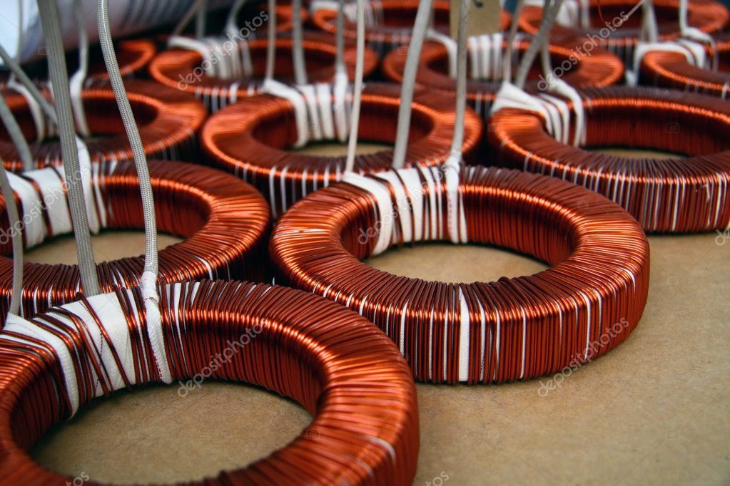 Toroid coils — Stock Photo © vaklav #5290471