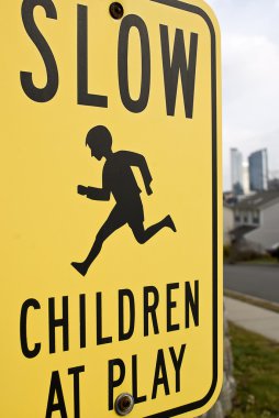 Slow children at play clipart