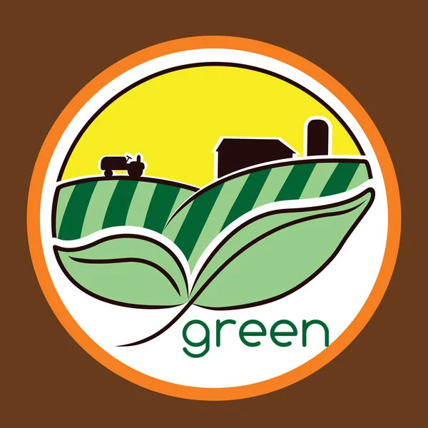Logo vert — Image vectorielle