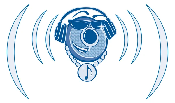Logo DJ Music — Image vectorielle