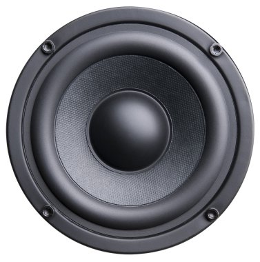 Black loudspeaker clipart