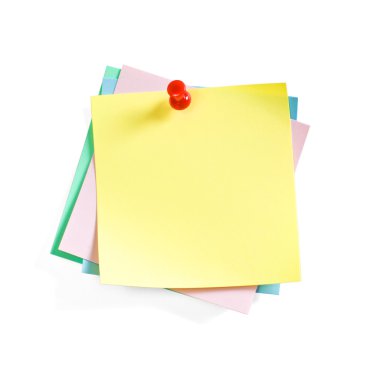 The Colour Sticky Notes clipart