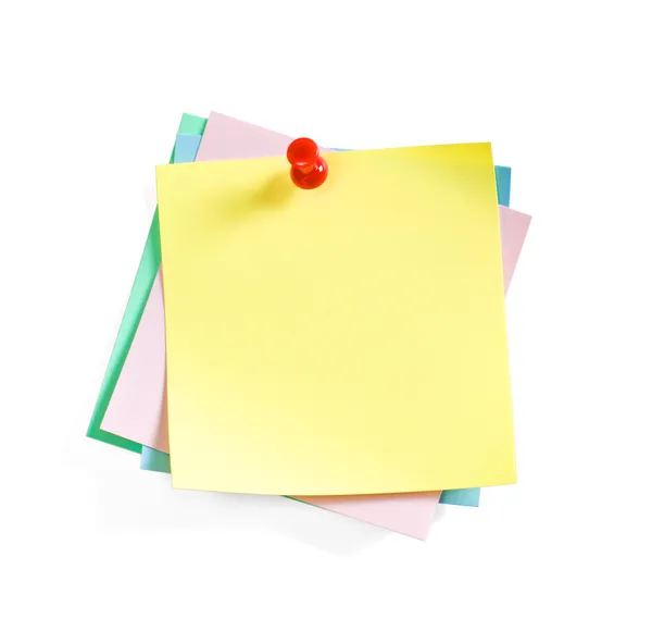 The Colour Sticky Notes — Stock Photo, Image