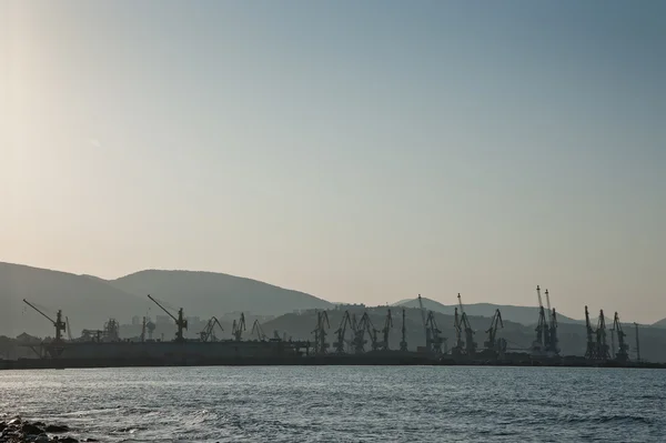 stock image Seaport of the Tuapse