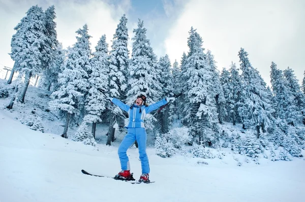 滑雪运动的喜悦 — 图库照片