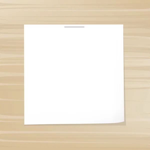 Blanco notitiepapier — Stockvector
