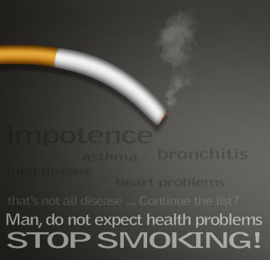 Stop smokin campaign posters clipart