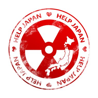 Japonya grunge damga yardım