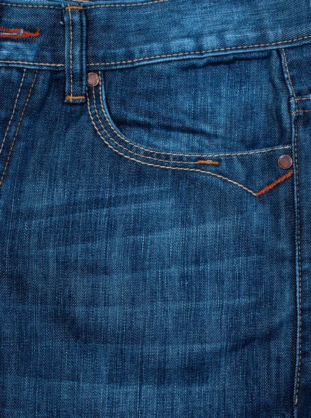 Přední kapsa džíny — Stock fotografie