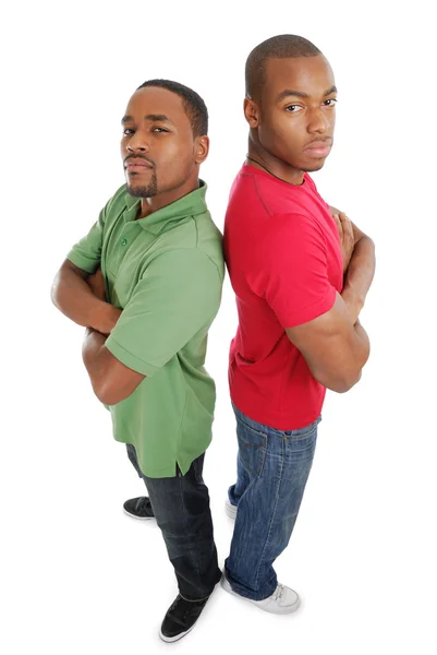 Two confident young men — Stock Photo, Image