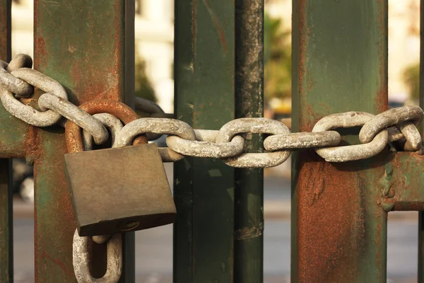 Stock image Locked gate