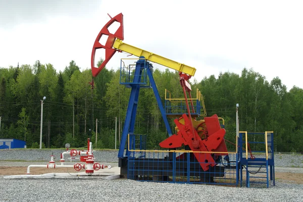 泵杰克，石油工业 — 图库照片