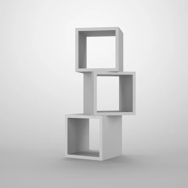 stock image Arrangement of cubes.