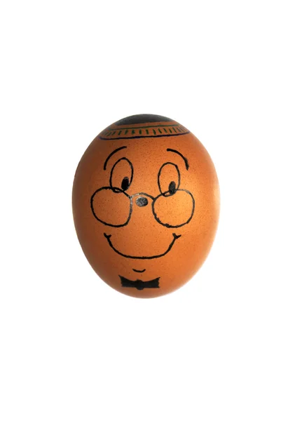 Uova di Pasqua con un sorriso — Foto Stock